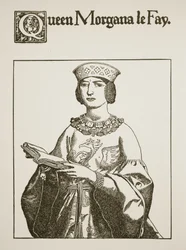 Königin Morgana le Fay, Illustration aus 